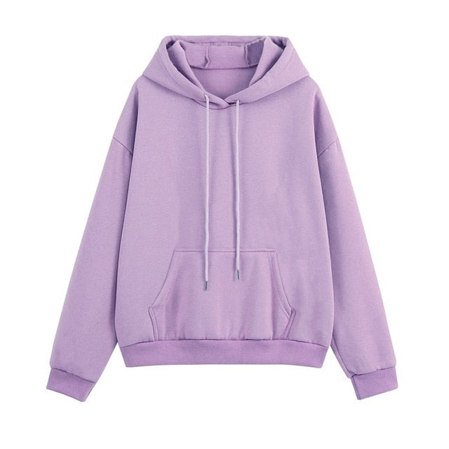 Fleece Tracksuits Women Two Pieces Set Hooded Oversized Sweatshirt Pants Solid Color Hoodie Suits Autumn Winter Casual Outfits